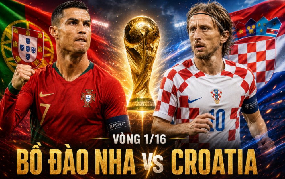 Nhận định Bồ Đào Nha vs Croatia 6h00 ngày 3/7: Cuộc chiến châu Âu - Vòng 1/16 World Cup 2026
