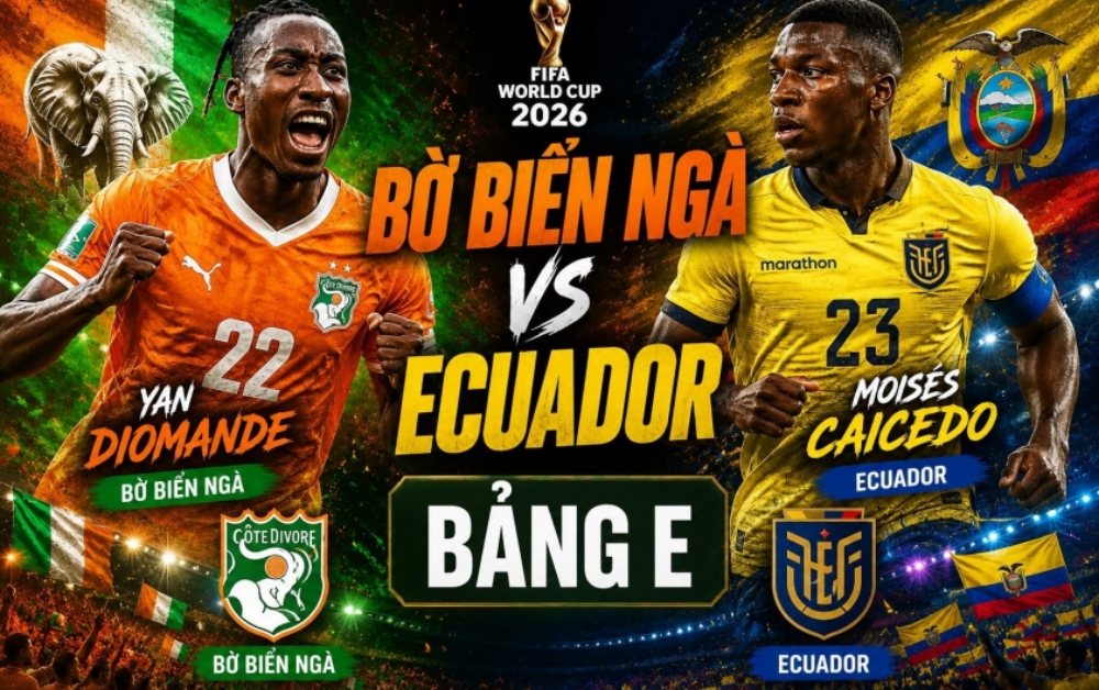 Nhận định bóng đá Bờ Biển Ngà vs Ecuador 06h00 ngày 15/6: Cuộc chiến cân bằng
