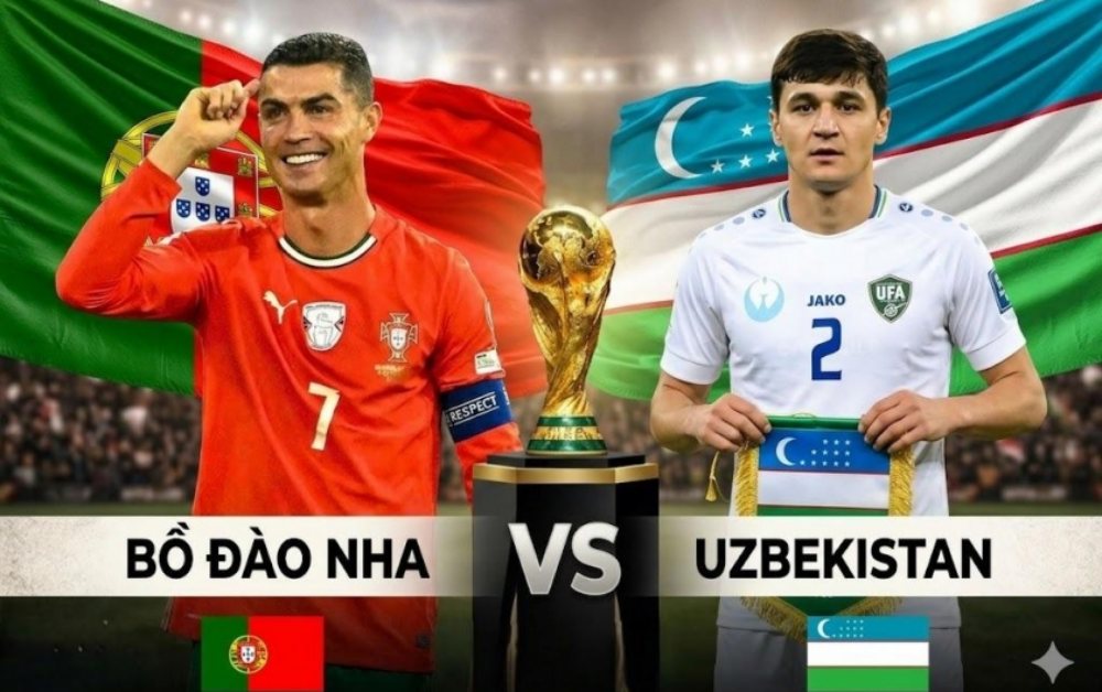 Nhận định bóng đá Bồ Đào Nha vs Uzbekistan 00h00 ngày 24/6: Cơn mưa bàn thắng