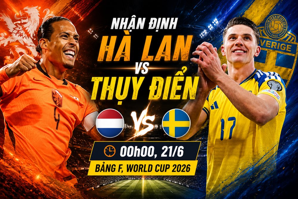 Nhận định bóng đá Hà Lan vs Thụy Điển 00h00 ngày 21/6: Nội chiến tương tàn