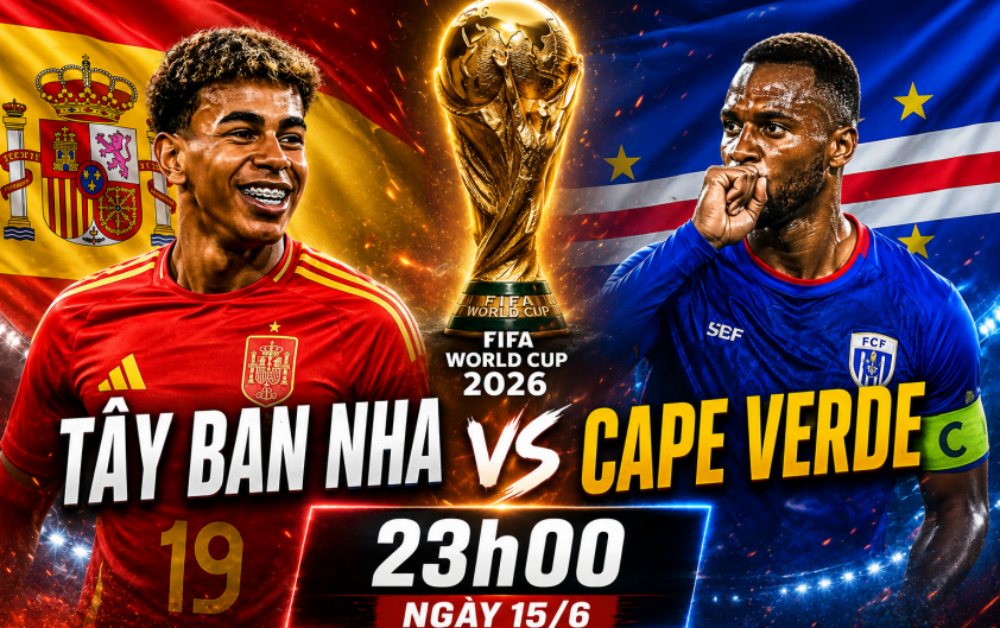 Nhận định bóng đá Tây Ban Nha vs Cape Verde 23h00 ngày 15/6: Dễ ‘mưa gôn’!