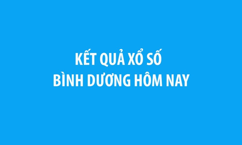XSBD 12/6 - Kết quả xổ số Bình Dương hôm nay 12/6/2026